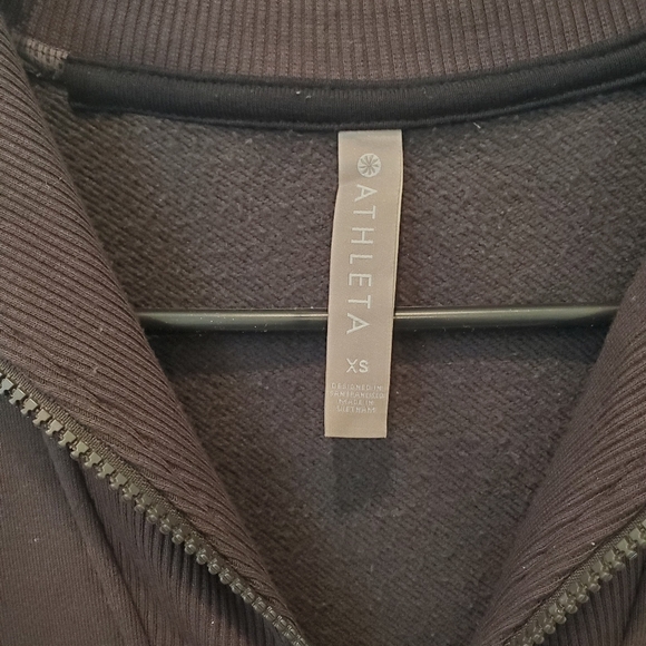 Athleta Circa Track Sweatshirt Dress XS - Picture 4 of 5